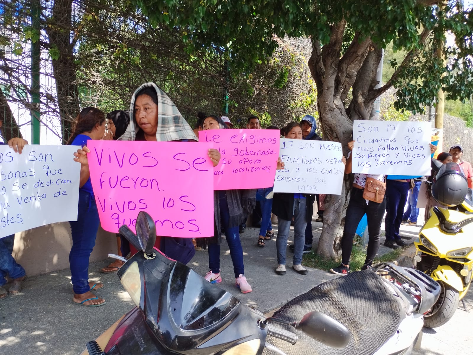 Protestan por habitantes de Chautipan desaparecidos; familiares confirman 17